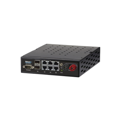 Switch WISP PoE pasivo Administrable de 8 puertos (6 PoE Gigabit + 2 SFP) entrada de 9-72 Vcd