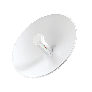 PowerBeam airMAX M5, hasta 150 Mbps, frecuencia 5 GHz (5170-5875 MHz) con antena tipo plato de 25 dBi